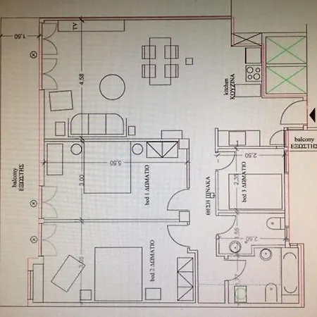 Spacious 3bd Flat Next To The Center *